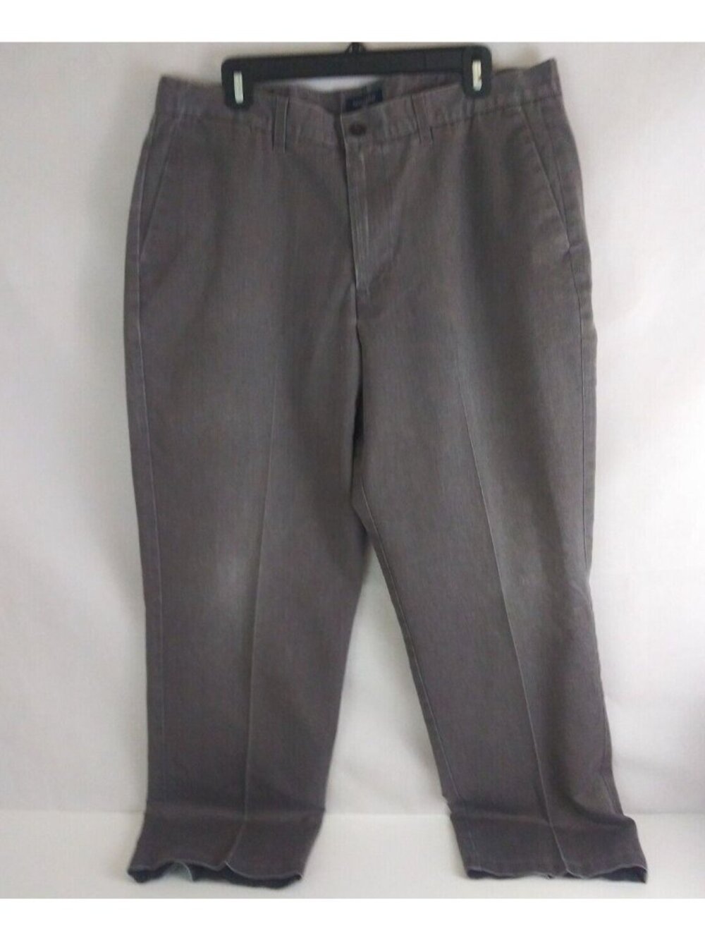 Vintage Dockers Men's Gray Pleated Slack Pants Size 38x32